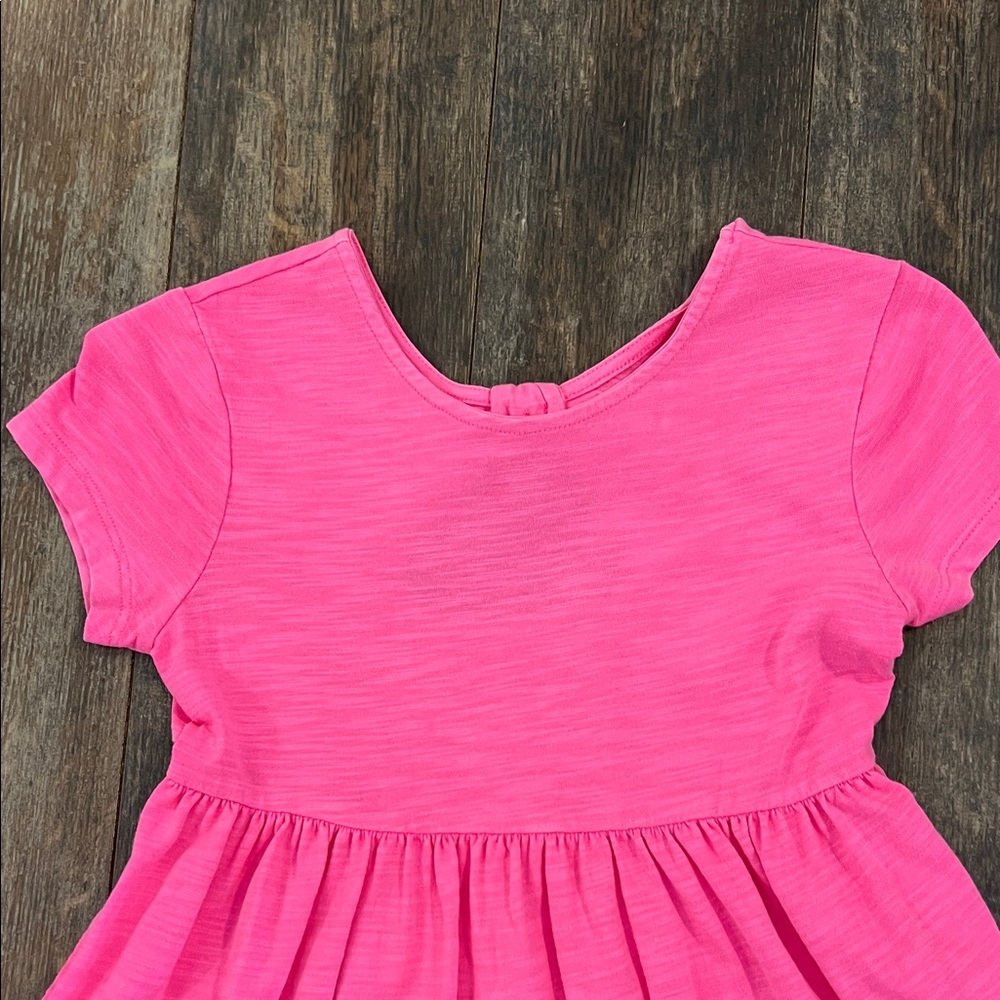 Cat & Jack Vibrant Pink Casual Kids Dress - Picture 2 of 9